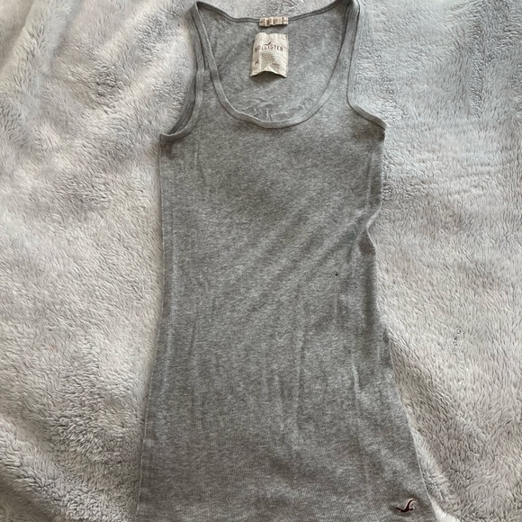 Hollister Vintage Grey stretch Tank Top - Picture 2 of 3